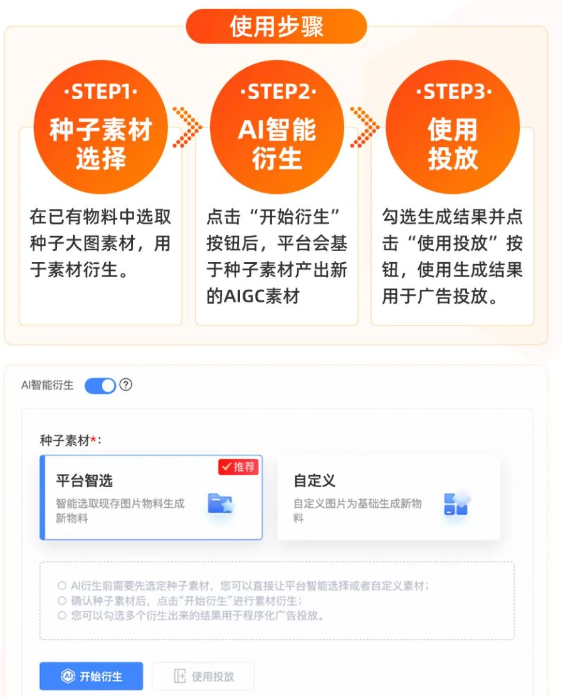UC广告账户亮点二支持图片素材AI智能衍生 UC广告账户亮点二支持图片素材AI智能衍生