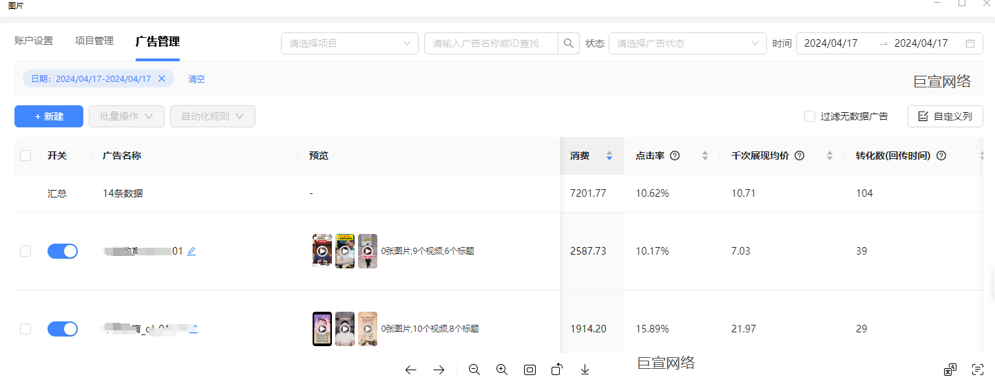 中医培训在UC广告投放的数据报表 中医培训在UC广告投放的数据报表